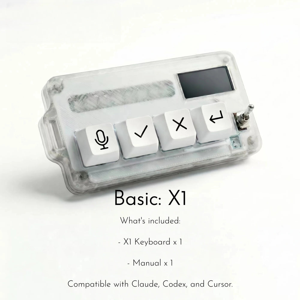 Finalkey x AhaKey X1 Vibe Coding Macro Keyboard Finalkey