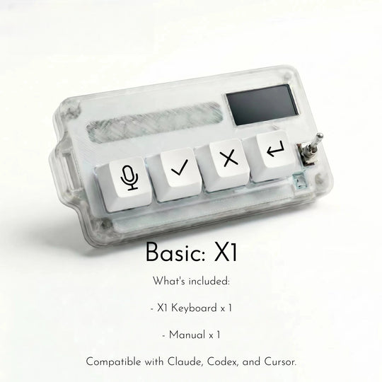 Finalkey x AhaKey X1 Vibe Coding Macro Keyboard Finalkey