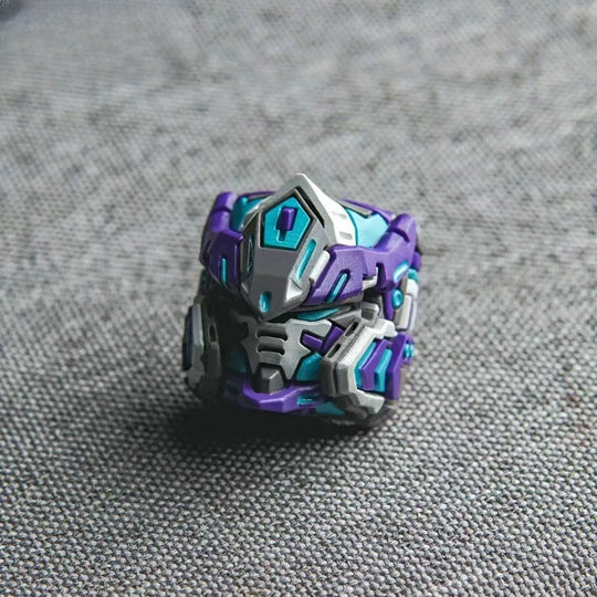 Freedom-Gundam-artisan-keycap-blue