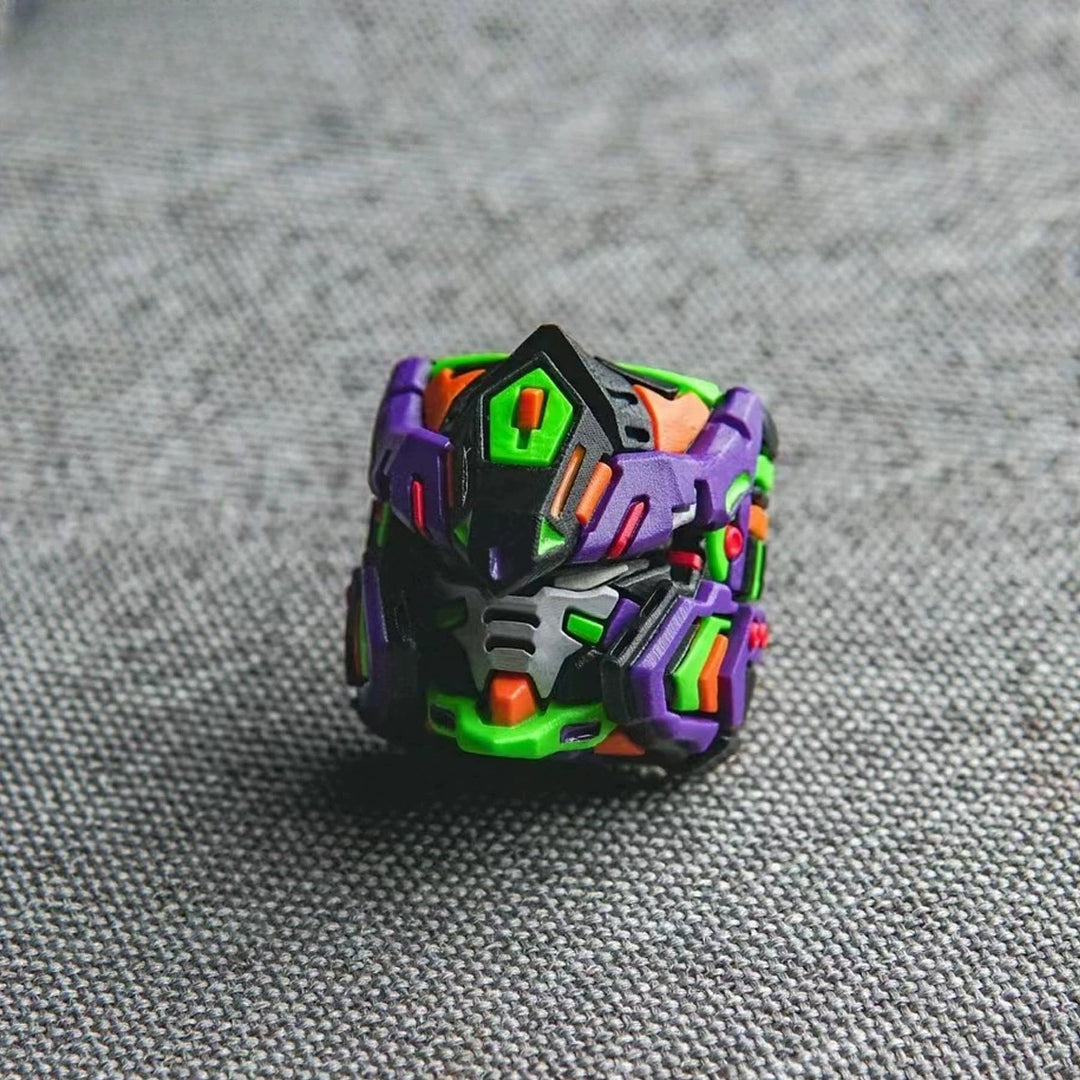 Freedom-Gundam-artisan-keycap-green