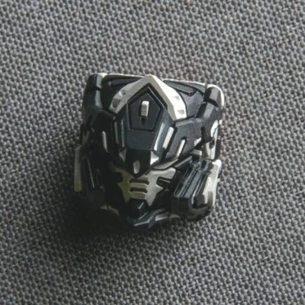 Freedom-Gundam-artisan-keycap-grey