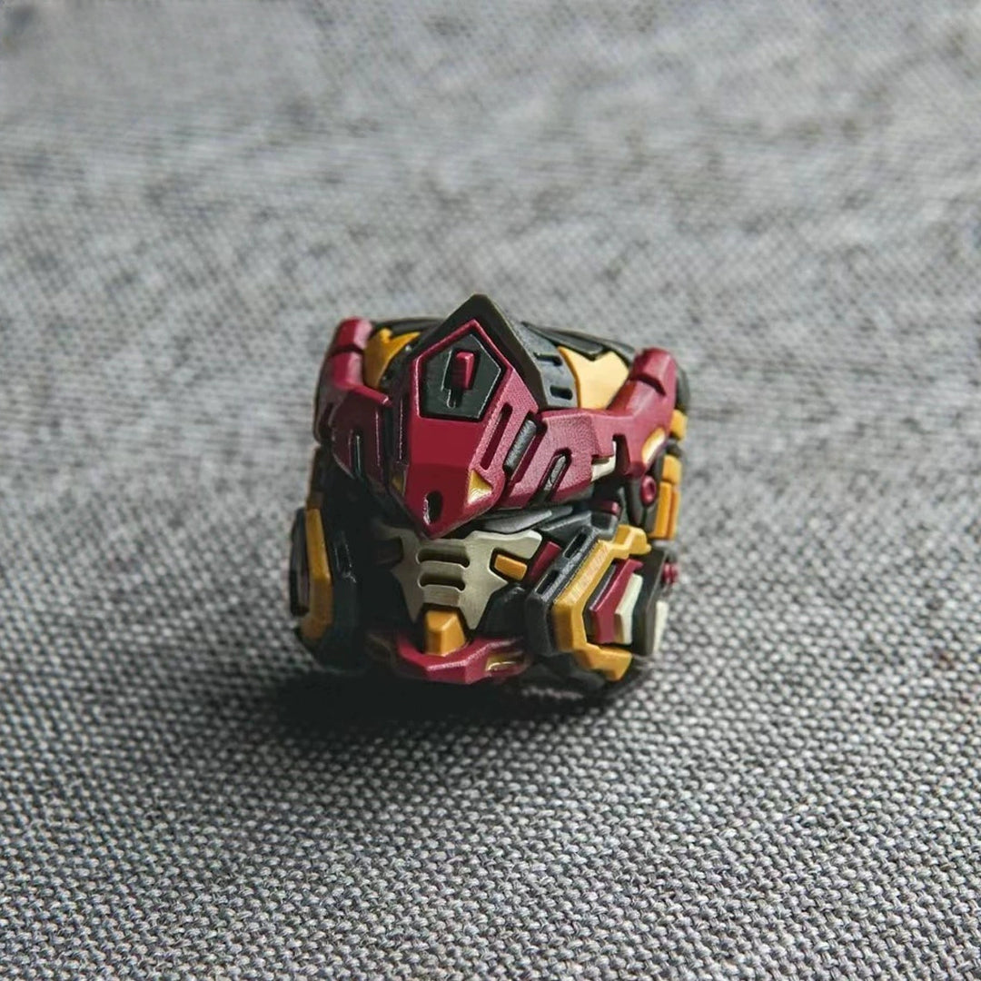 Freedom-Gundam-artisan-keycap-red