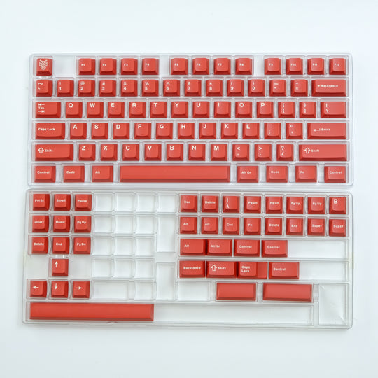 Keycaps red