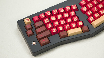 CIDOO ABM066 Alice Keyboard 'Liquor Chocolate' Big Font