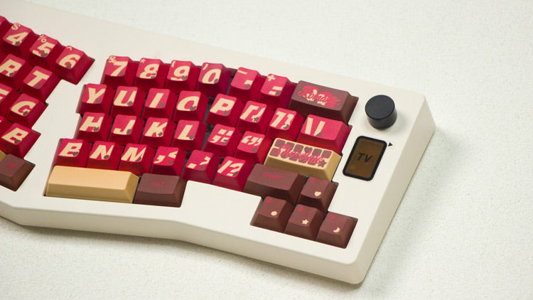 CIDOO ABM066 Alice Keyboard 'Liquor Chocolate' Big Font