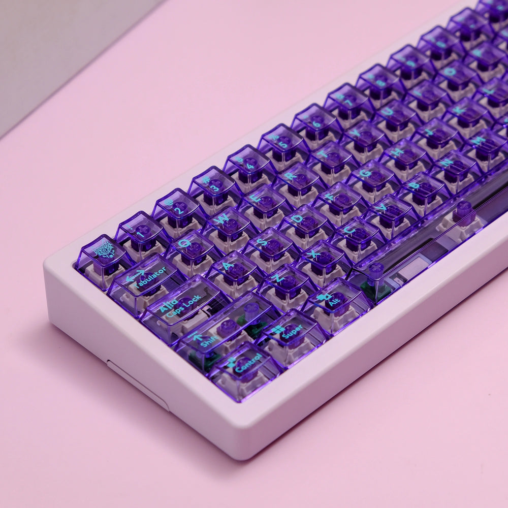 Neon_transparent_keycaps_set