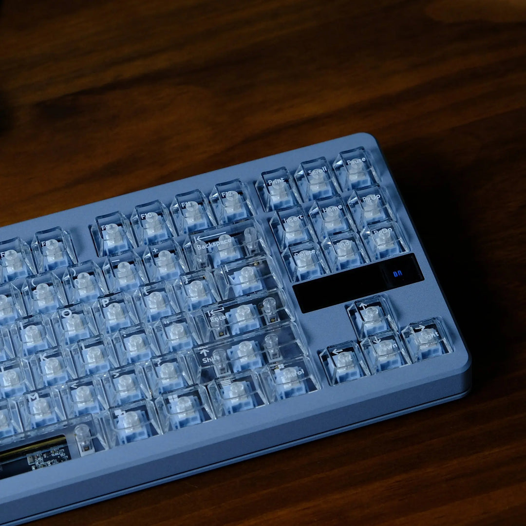 Clearkey Full Crystal Clear Transparent Keycaps Set – Finalkey