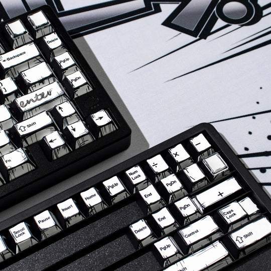 Comics Mixed Light Keycaps Set