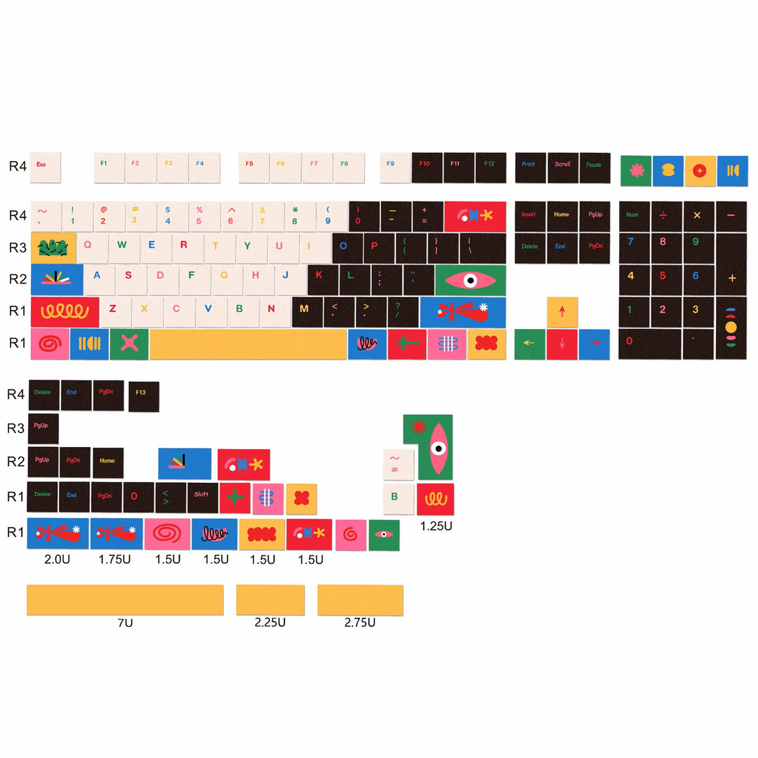 Motif Keycaps Set