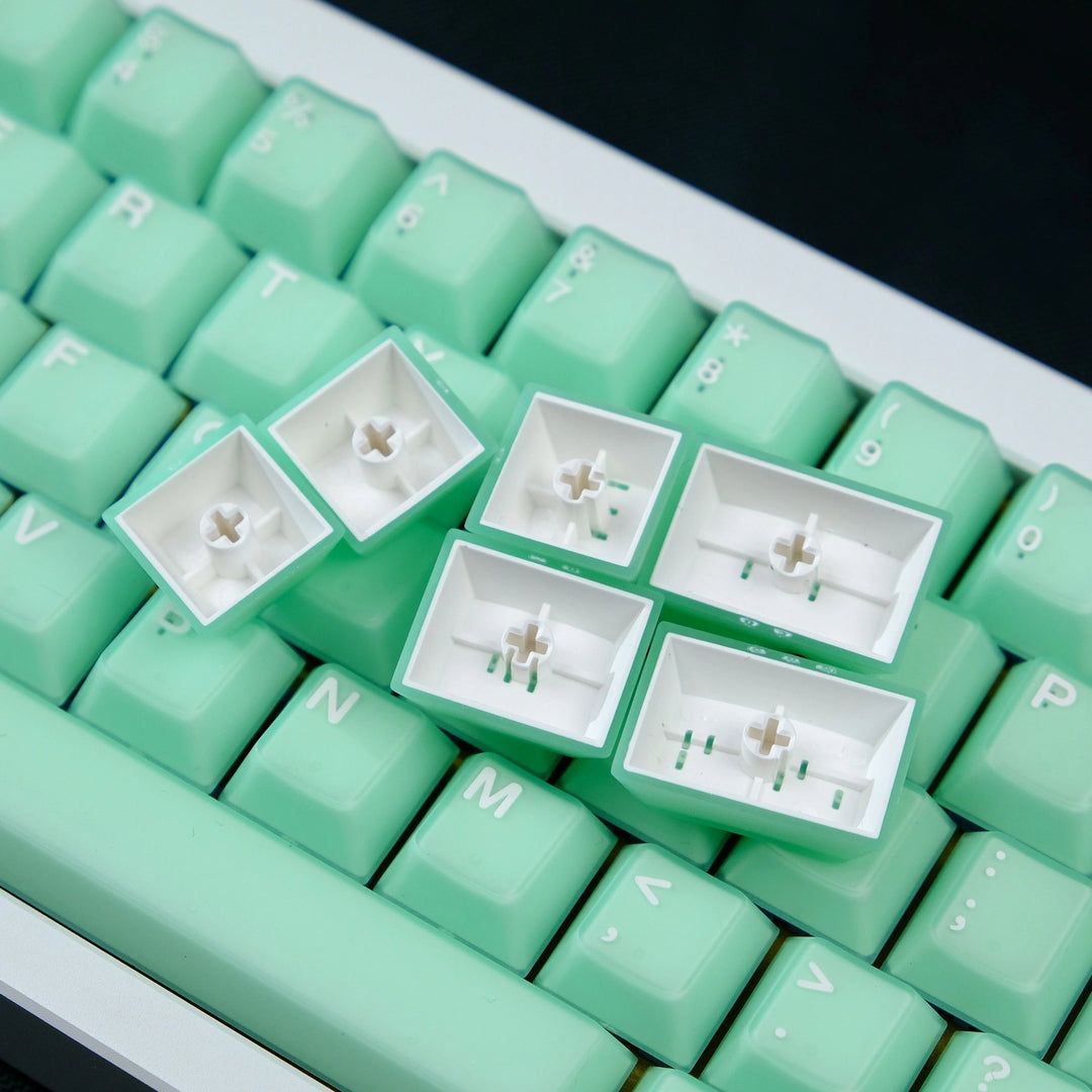 Jade Initials Key Jade Keycaps Set - Finalkey