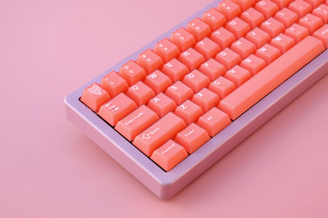 Orange Translucent Keycaps Set