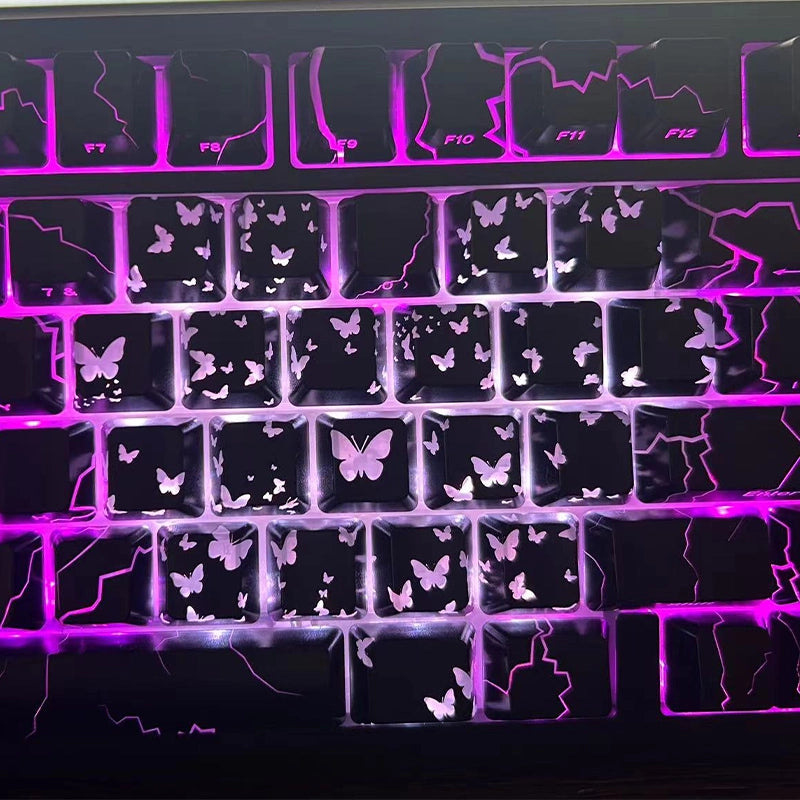 XVX FlutterBloom OEM Profile IMD-Tech Keycaps 21-Key