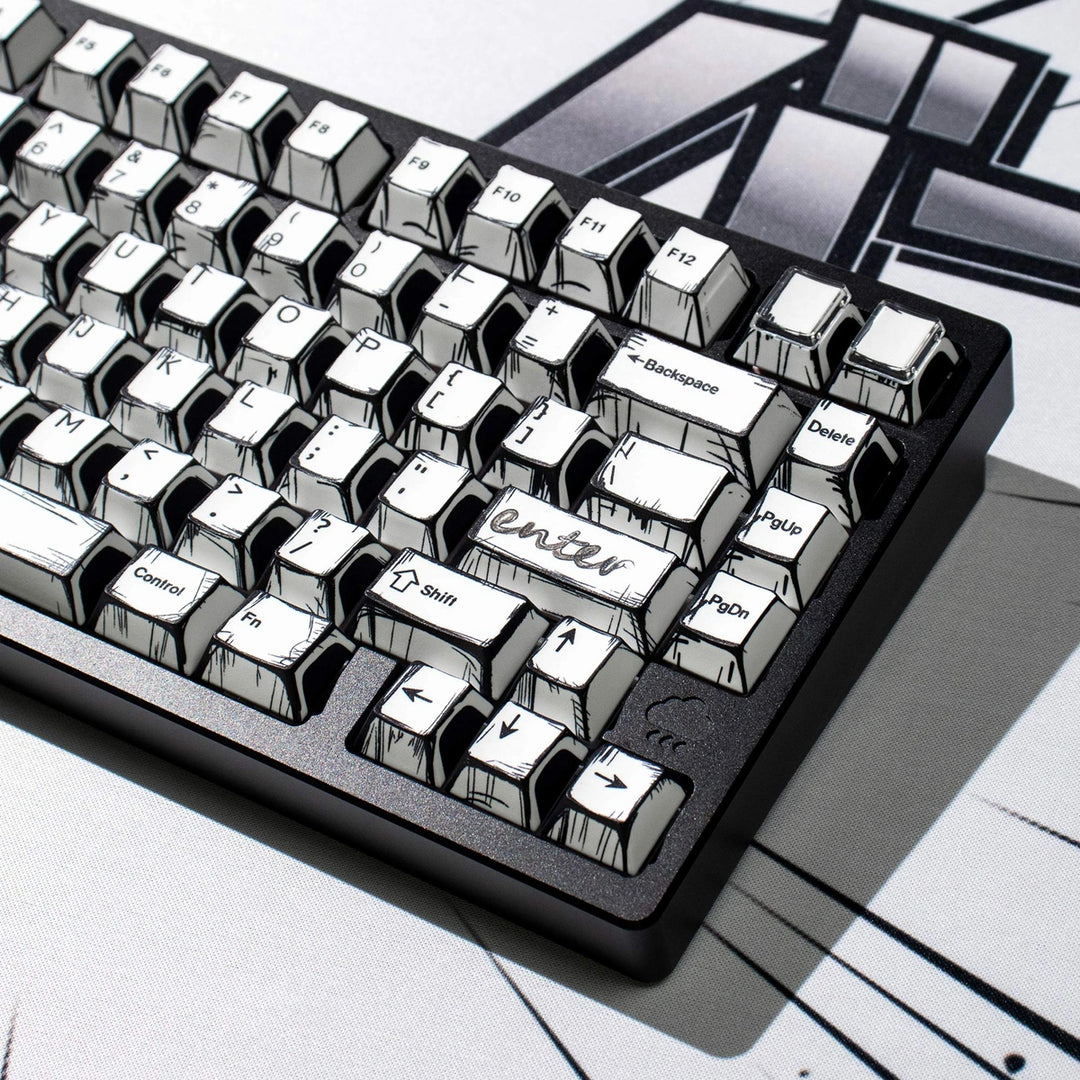 Comics Mixed Light Keycaps Set