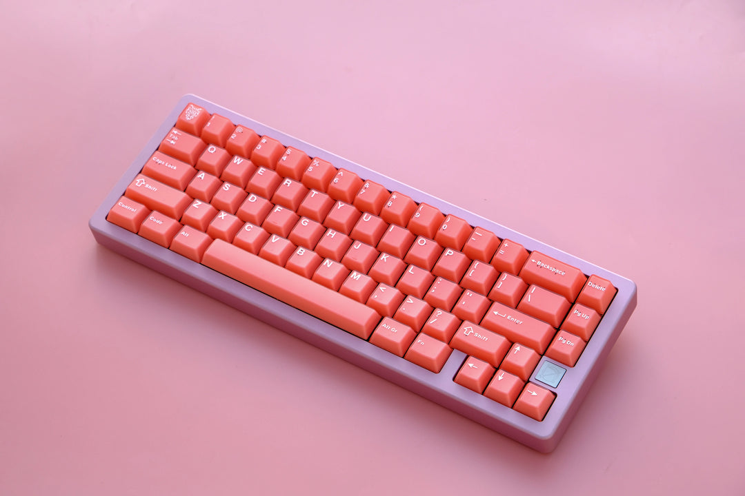 Orange Translucent Keycaps Set