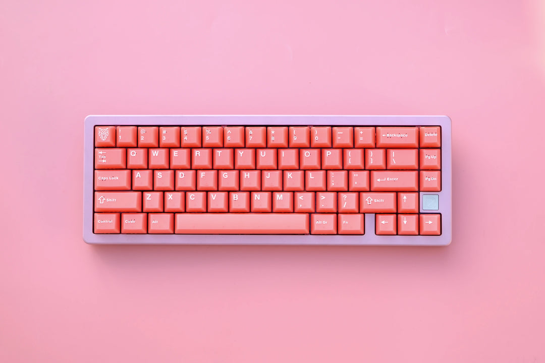 Orange Translucent Keycaps Set