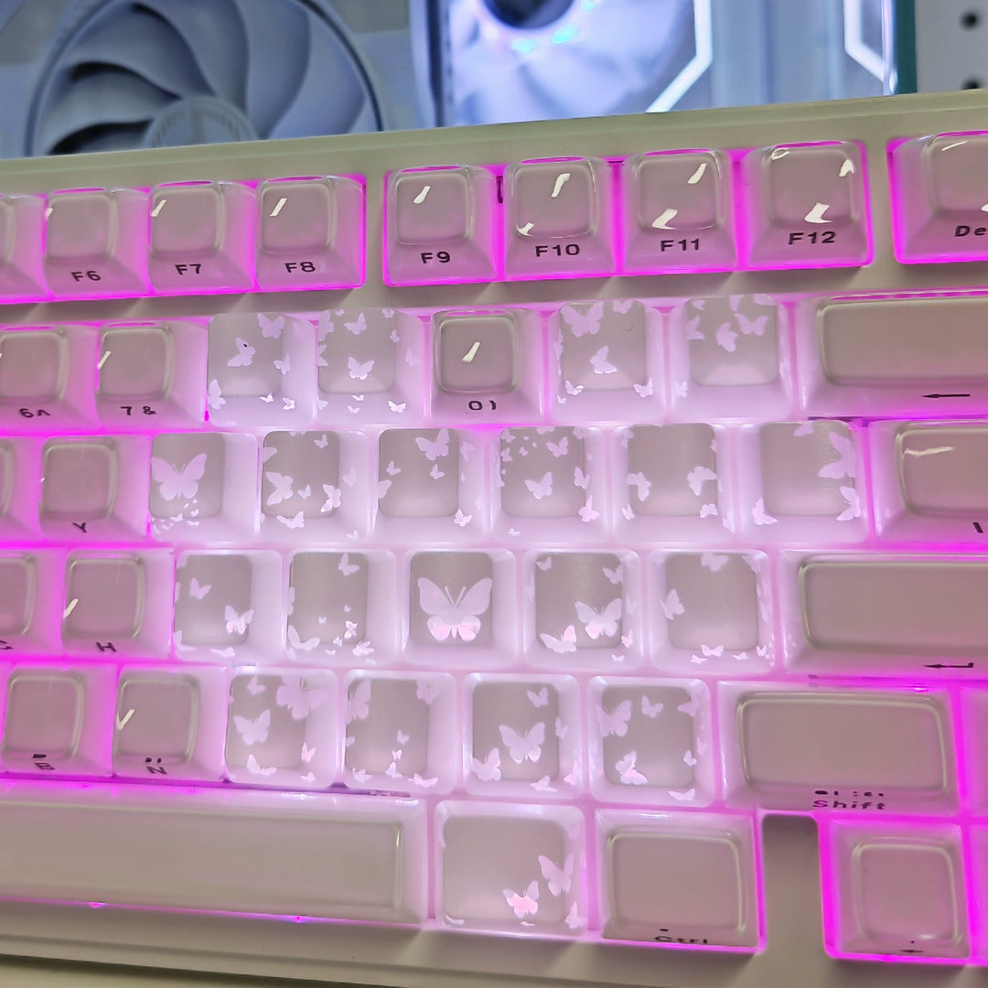 XVX FlutterBloom OEM Profile IMD-Tech Keycaps 21-Key