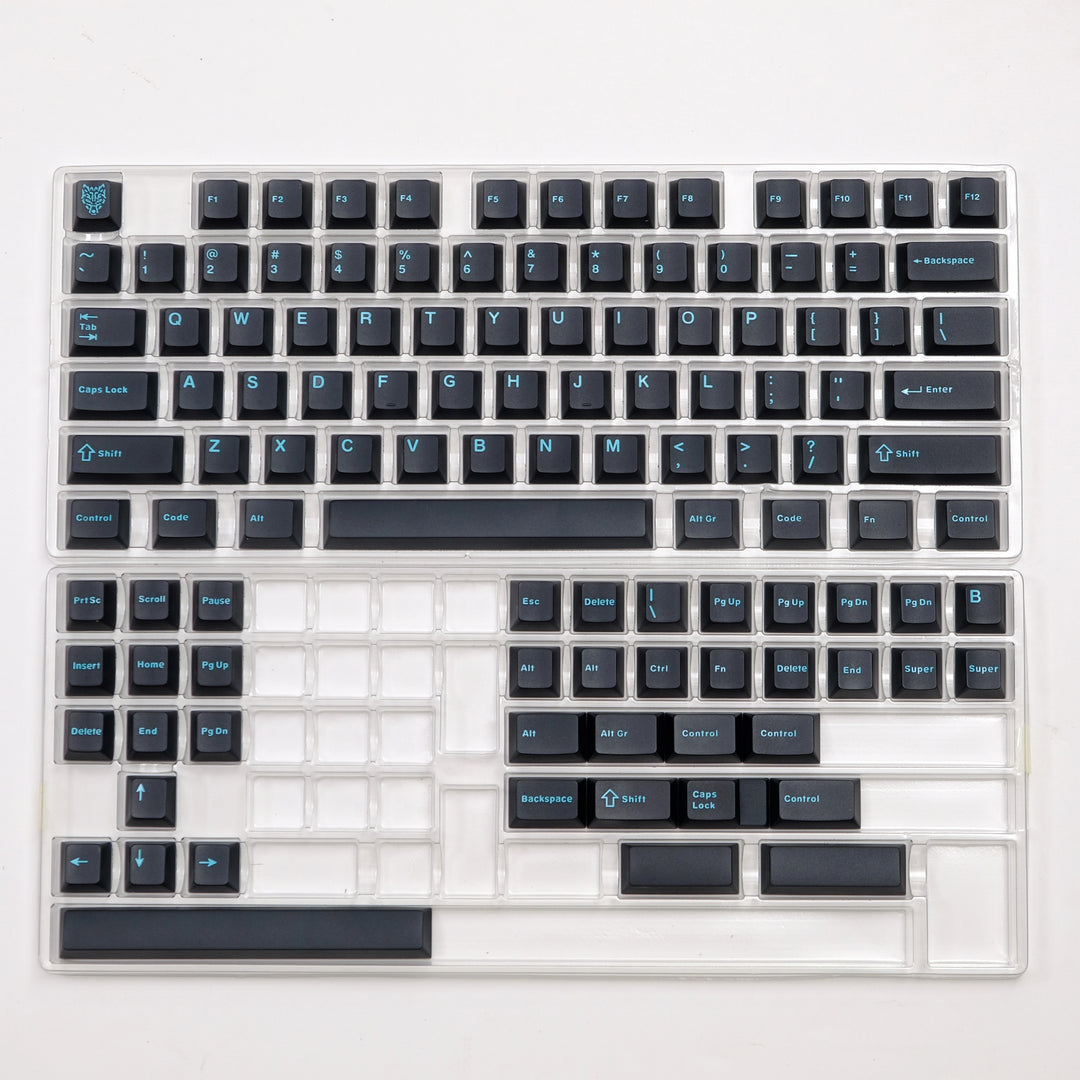 Blue Translucent Keycaps Set