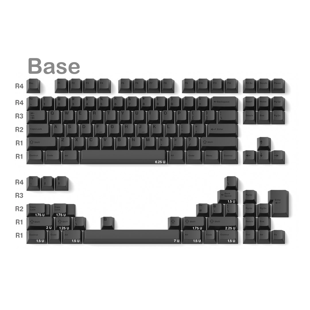 Dark Matter Keycaps Set