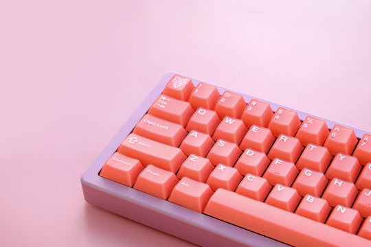 Orange Translucent Keycaps Set