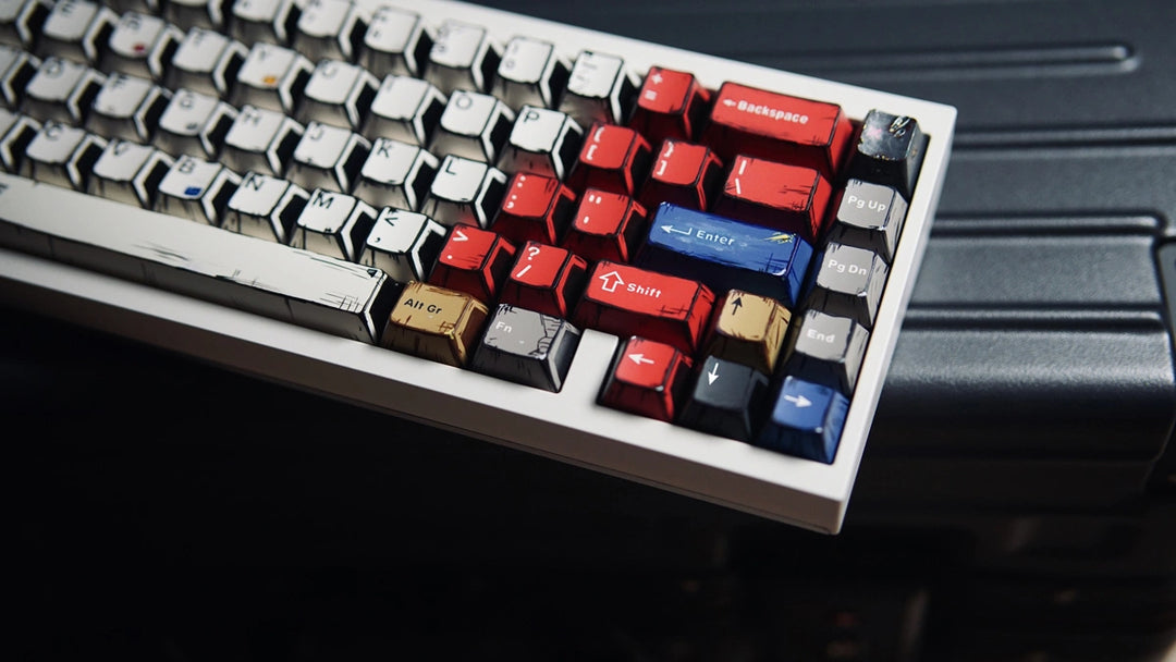 Comics Mixed Light Keycaps Set