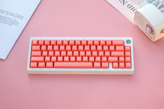 Orange Translucent Keycaps Set