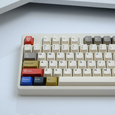 Retro Mixed Lights keycaps angle 4