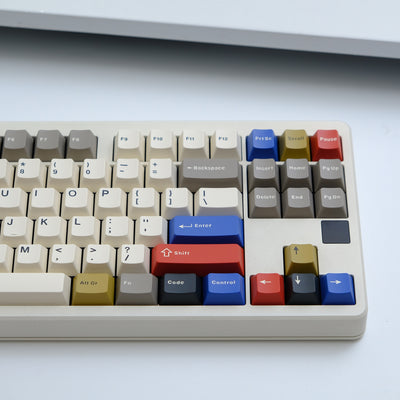 Retro Mixed Lights keycaps angle 5