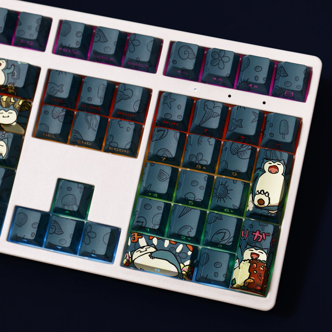 Snorlax_keycaps_set_pokemon