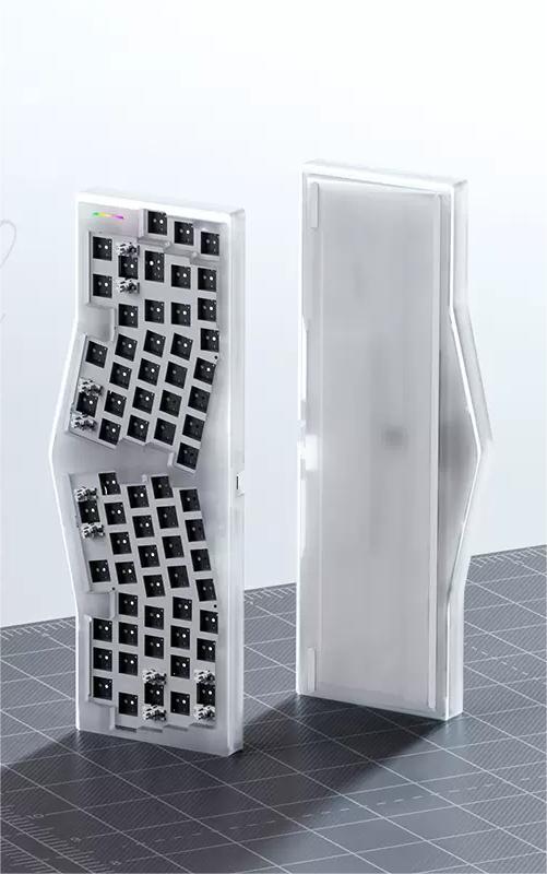 Weikav record alice keyboard acrylic color