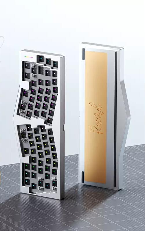 Weikav record alice keyboard sliver color