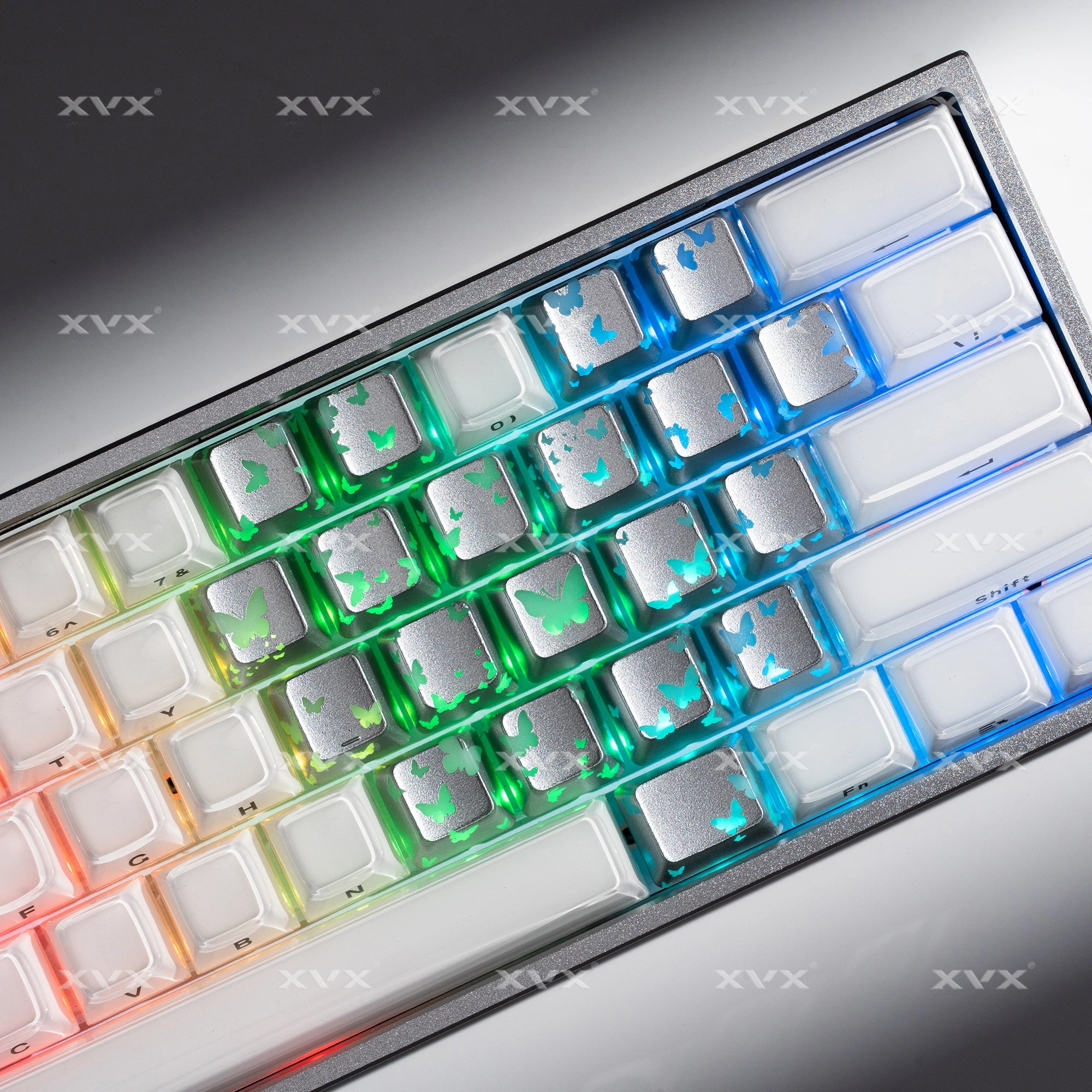 XVX FlutterBloom OEM Profile IMD-Tech Keycaps 21-Key - Finalkey