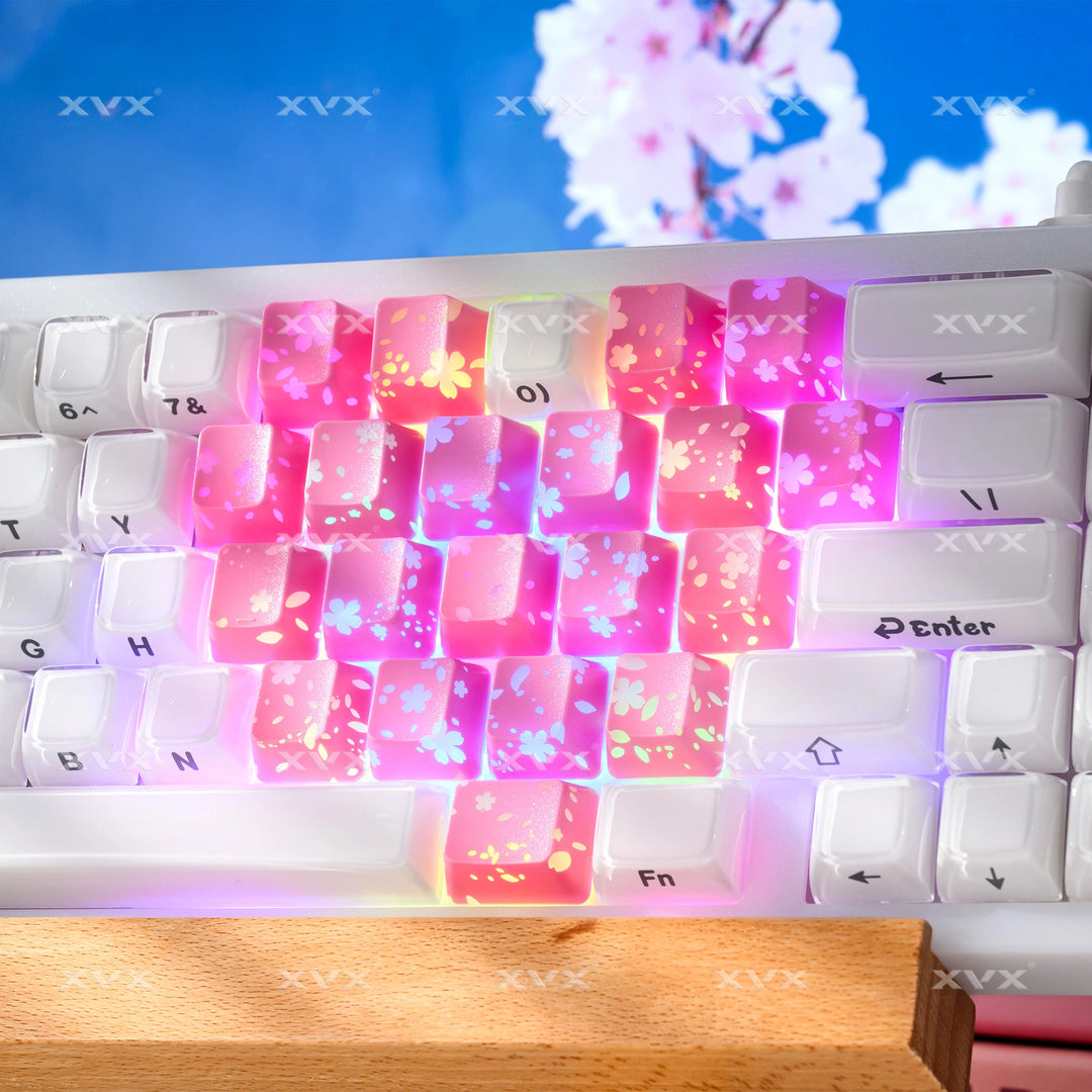 XVX_FlutterBloom_OEM_Profile_IMD-Tech_Keycaps_21_Key_pink_234724