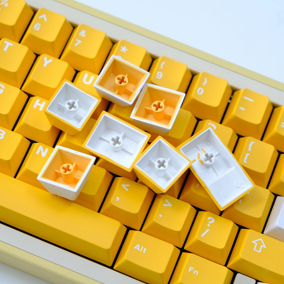 Yellow_white_keycaps