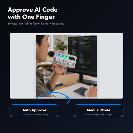 Finalkey x AhaKey X1 Vibe Coding Macro Keyboard