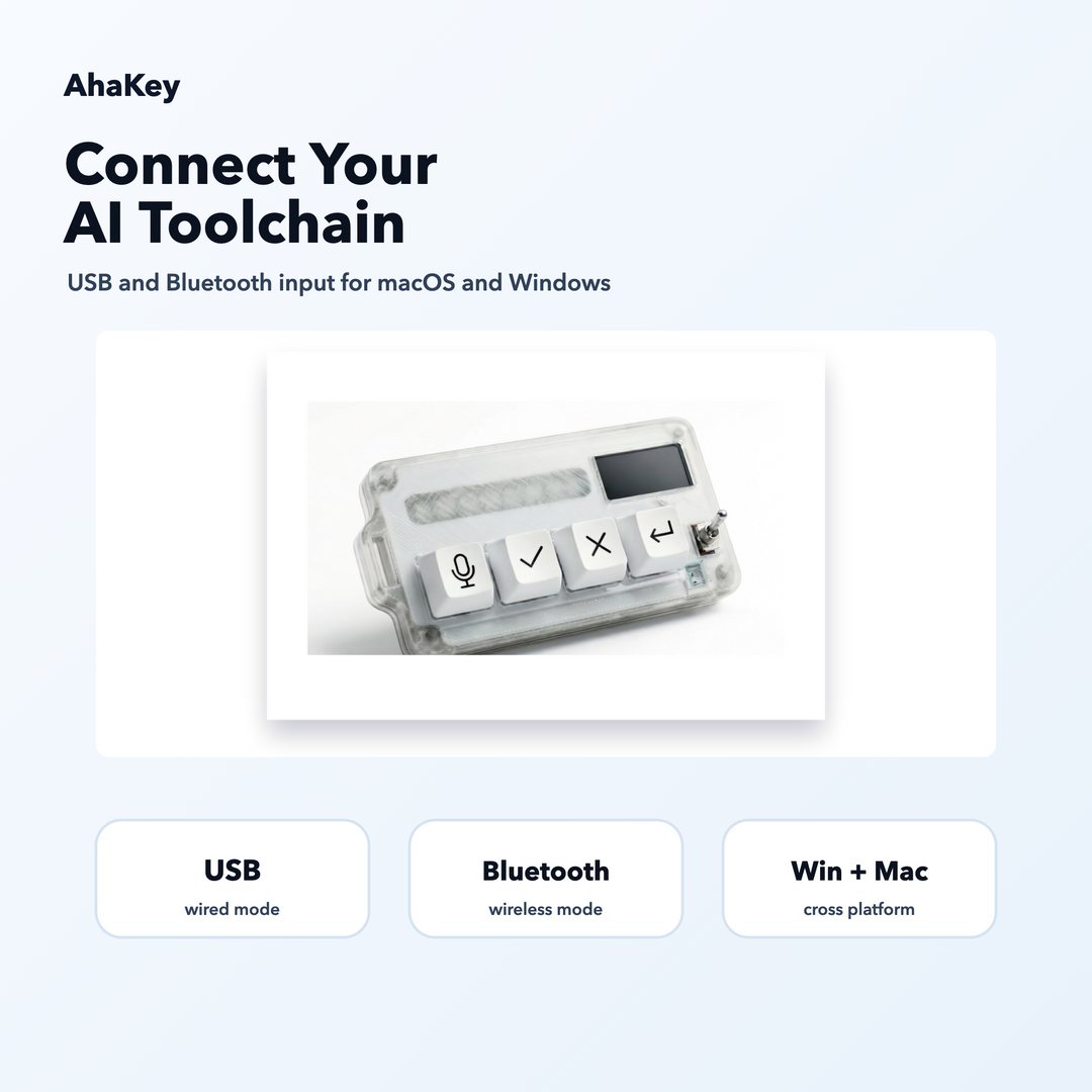 Finalkey x AhaKey X1 Vibe Coding Macro Keyboard