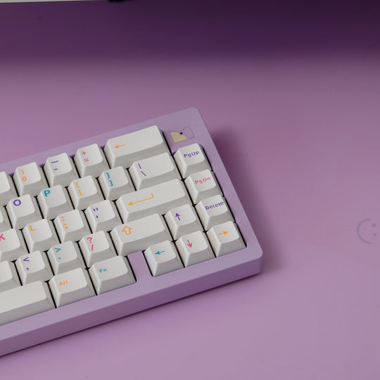 colorful_white_keycaps_set