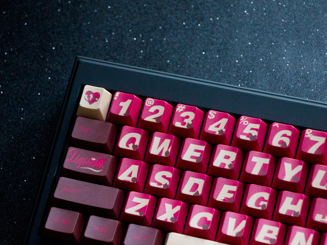 cute_red_keycaps_cherry_profile