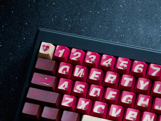 cute_red_keycaps_cherry_profile