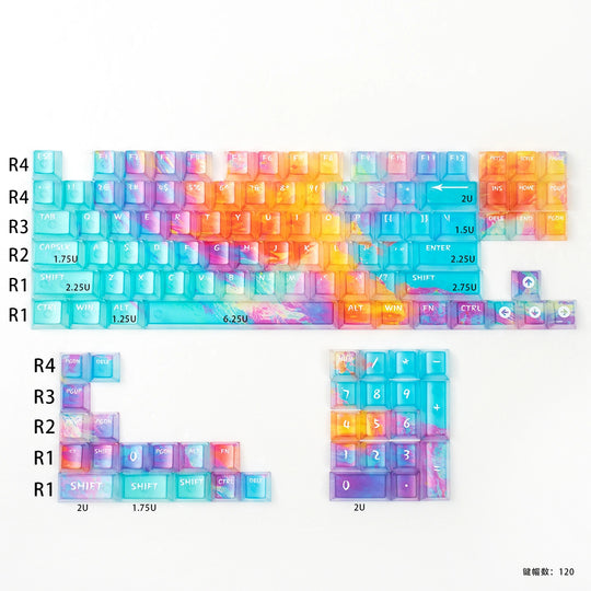 kaizou_transparent_keycaps