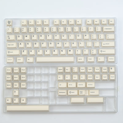 keycaps set retro white