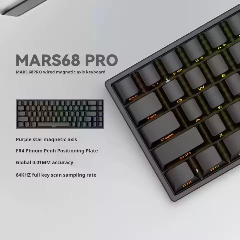 CAROTMAS Mars68 Hall Effect Keyboard – Finalkey