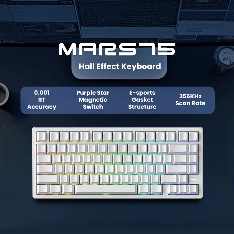 mars75_white_magnetic_switch_keyboard