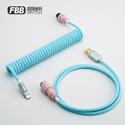 FBB Custom Coiled Aviator USB Cable 'Noel'