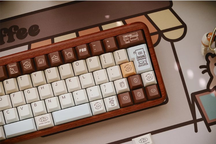 Otter Coffee Keycaps Set - Thumbnail 3