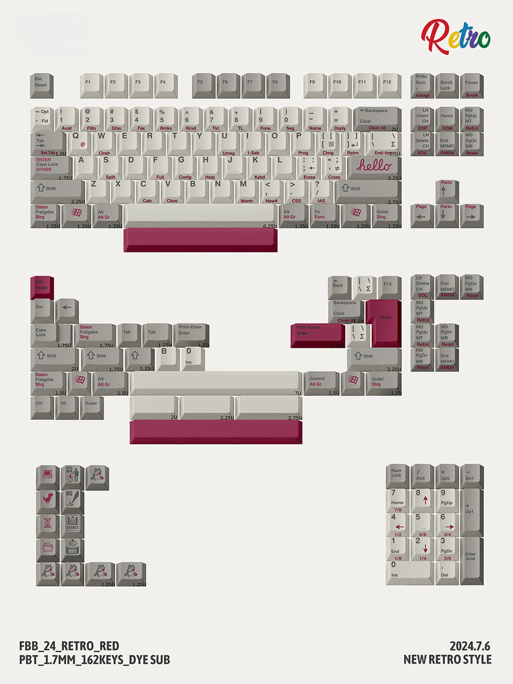 red_retro_keycaps_set