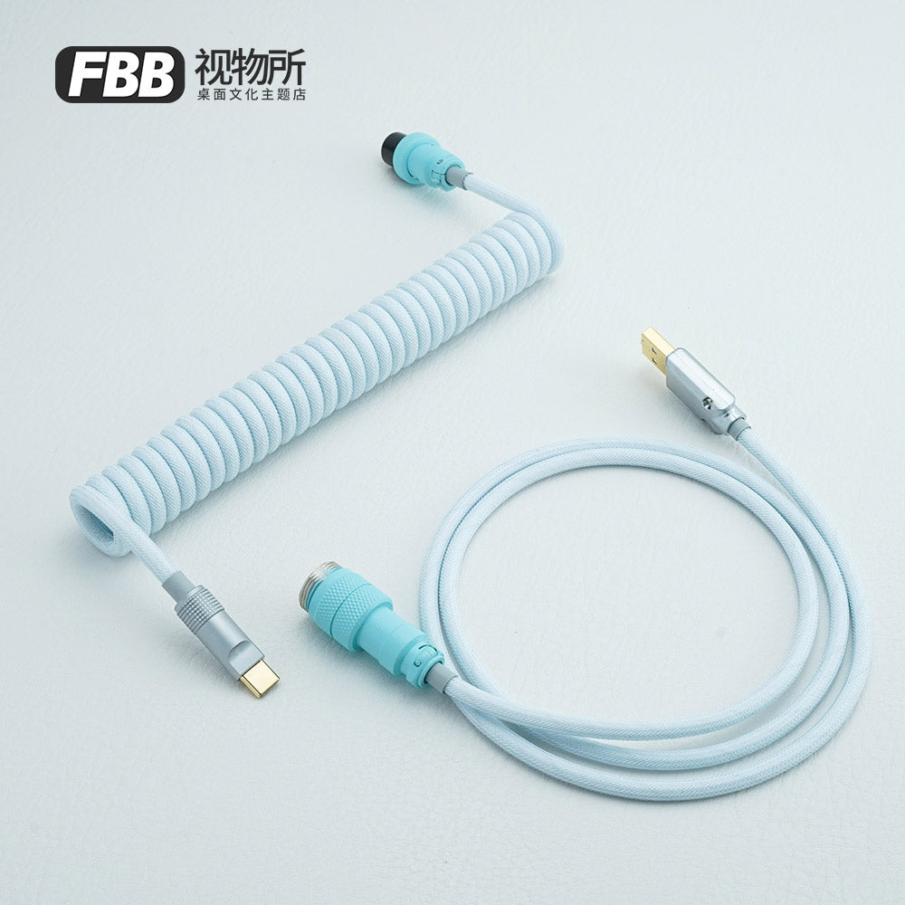 FBB Custom Coiled Aviator USB Cable 'Shoko'