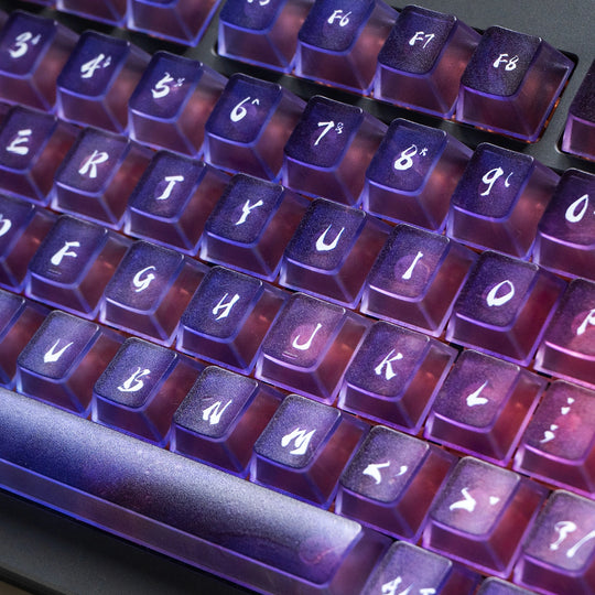 XingSui Gradient Transparent Keycaps